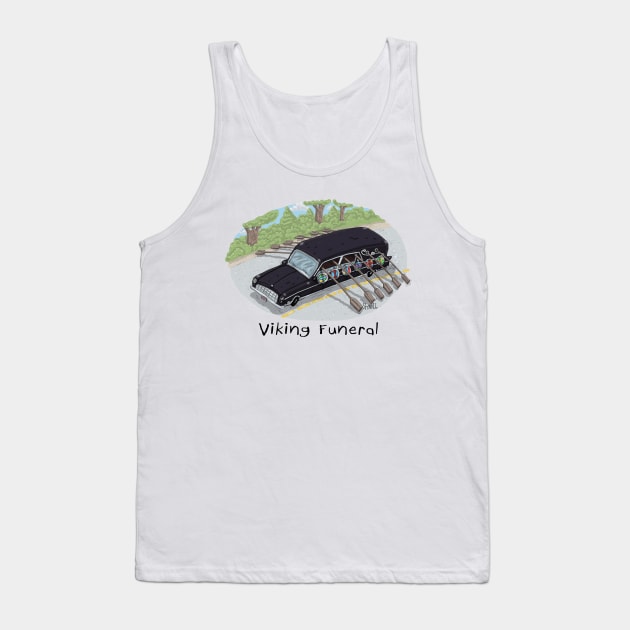 Viking Funeral Tank Top by macccc8
